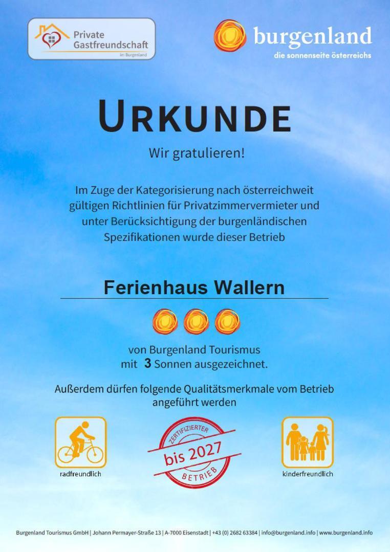 Ferienhaus Wallern Im Burgenland エクステリア 写真